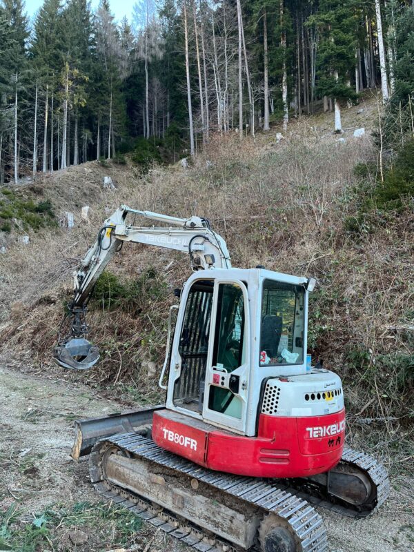 Mini escavatore Takeuchi TB 80FR usato - immagine 2